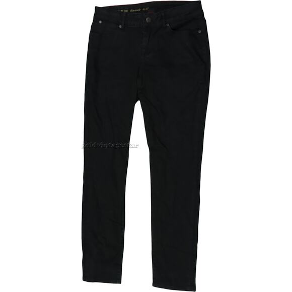 Talbots Signiture Slim Ankle Black Denim Jeans Waist 27 Size 4P - Picture 1 of 4